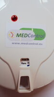 Detal otworu dla wydanie leków dozownika MedControl