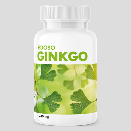 Ginkgo Biloba Miłorząb Japoński EDOSO 240 mg, 120 tablet