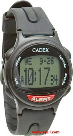 Medizinische Uhr CADEX® silbern