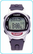 Medizinische Uhr CADEX® silbern