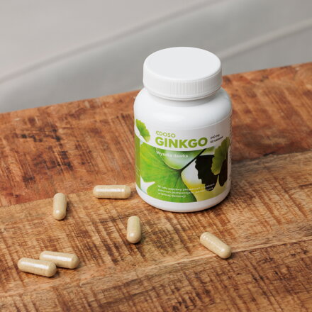 Ginkgo Biloba Miłorząb Japoński EDOSO w lekkiej demencji 240 mg, 60 tablet